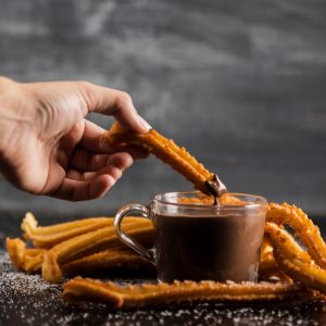 Churros con chocolate