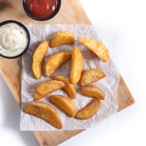 patatas fritas con sal