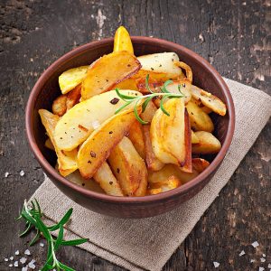 patatas fritas al ajillo