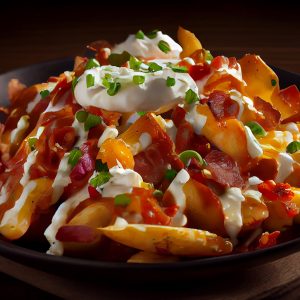 Patatas con Bacon y queso